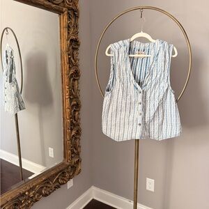 Free People striped vest